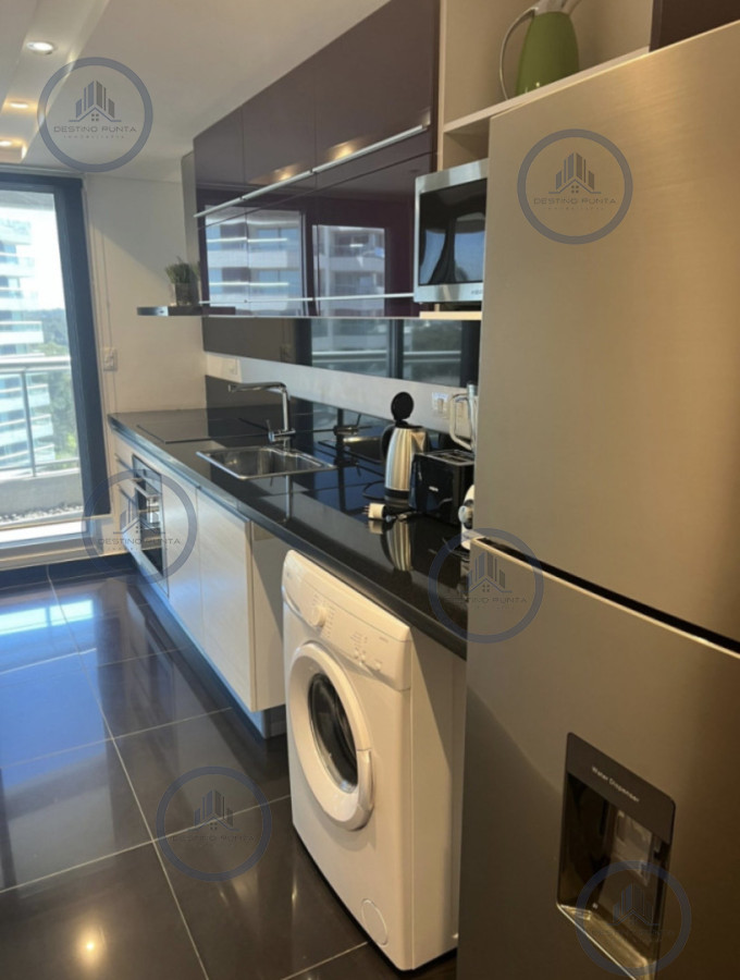 Apartamento ID.134 - Apartamento en venta y alquiler de 1 dormitorio con parrillero en Playa Brava, torre moderna