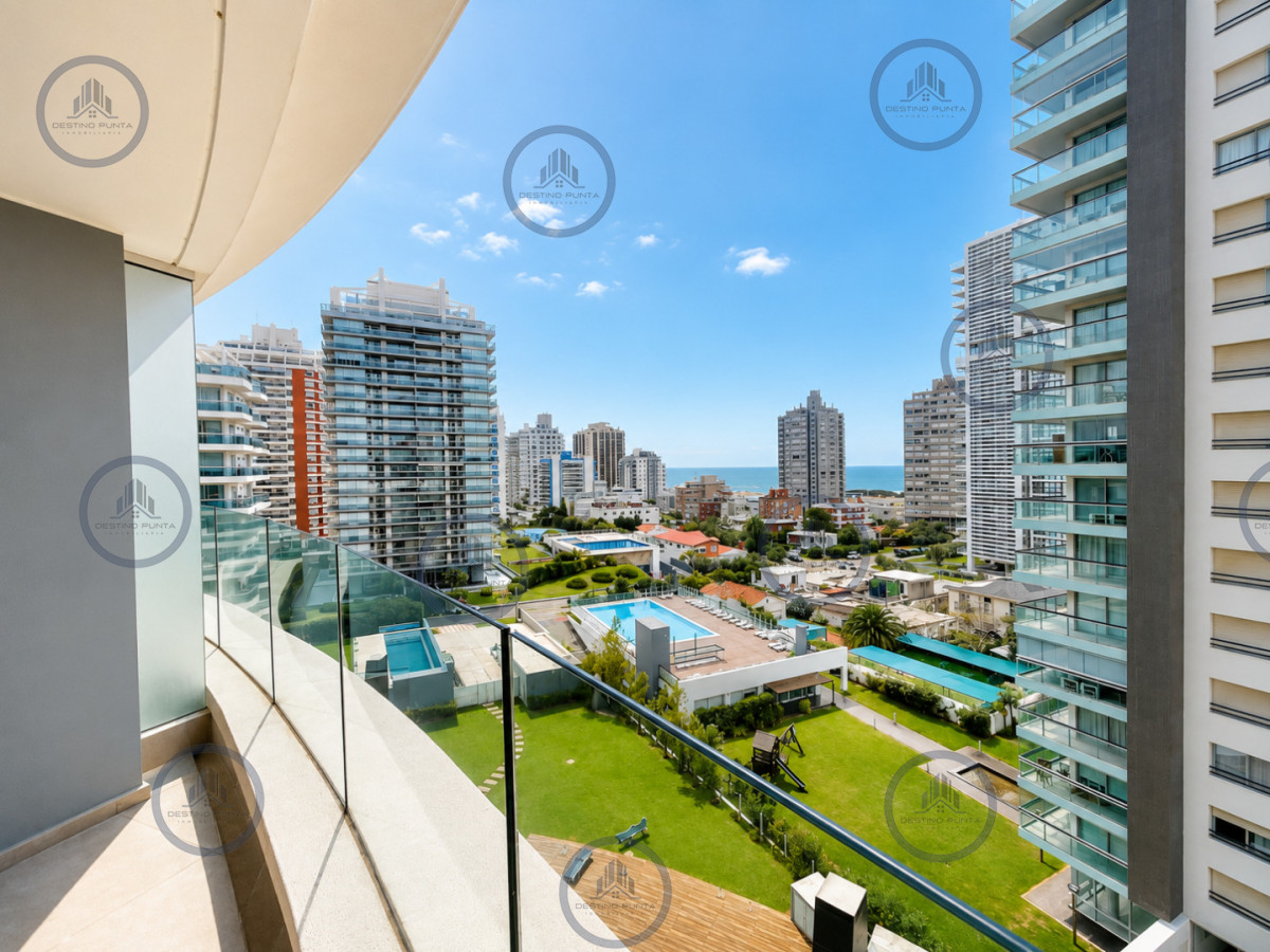 Apartamento ID.726 - Alquiler Anual, Apartamento Moderno de 1 Dormitorio en Torre con servicios, Punta del Este 
