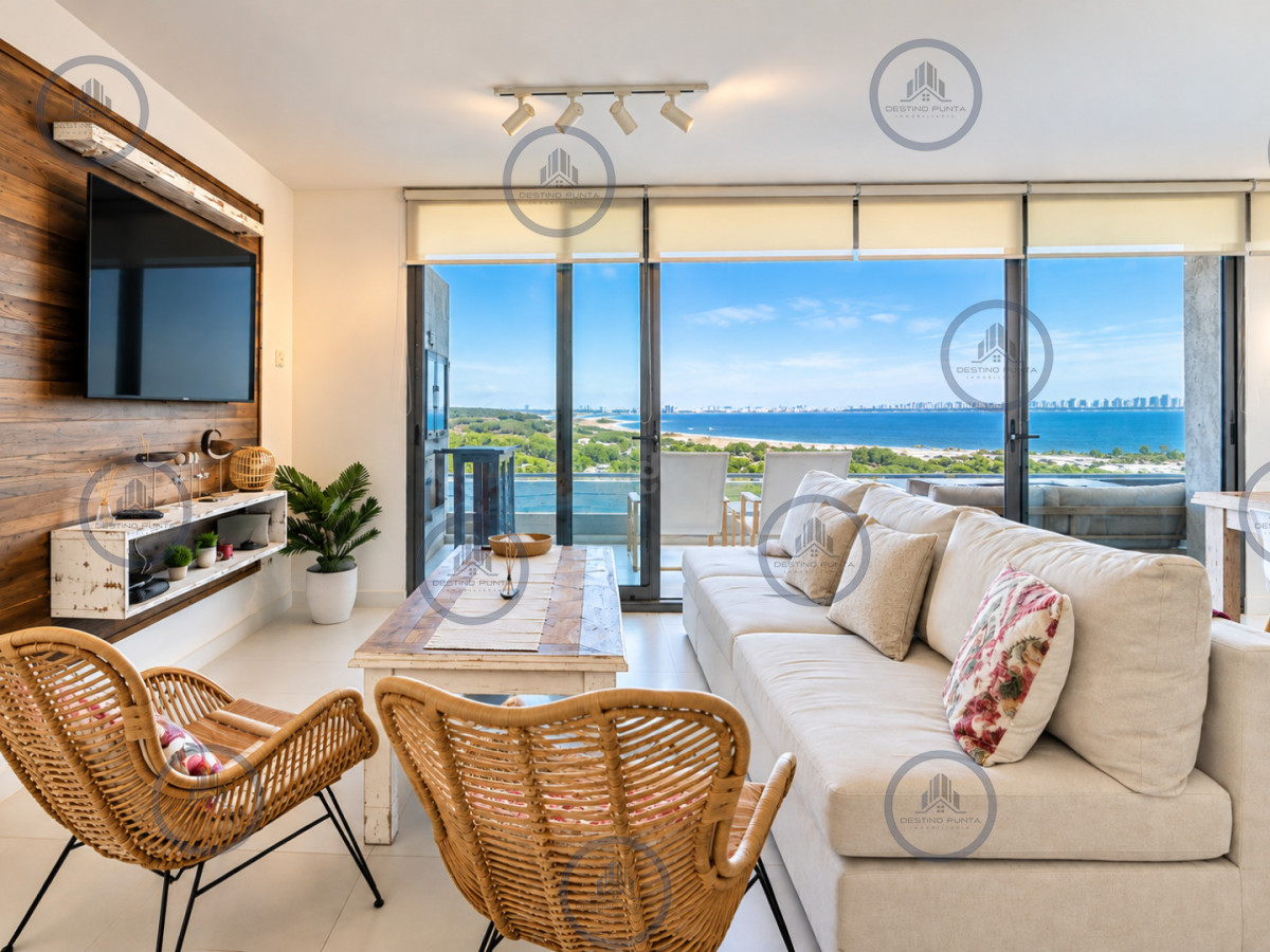 Apartamento ID.2466 - Venta de Apartamento de 2 Dormitorios y Parrillero en la Loma de la Ballena en exclusivo complejo