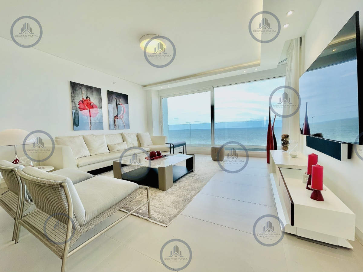 Apartamento ID.1940 - Venta Espectacular Apartamento Frente al Mar, 3 Dormitorios, Le Parc Punta del Este