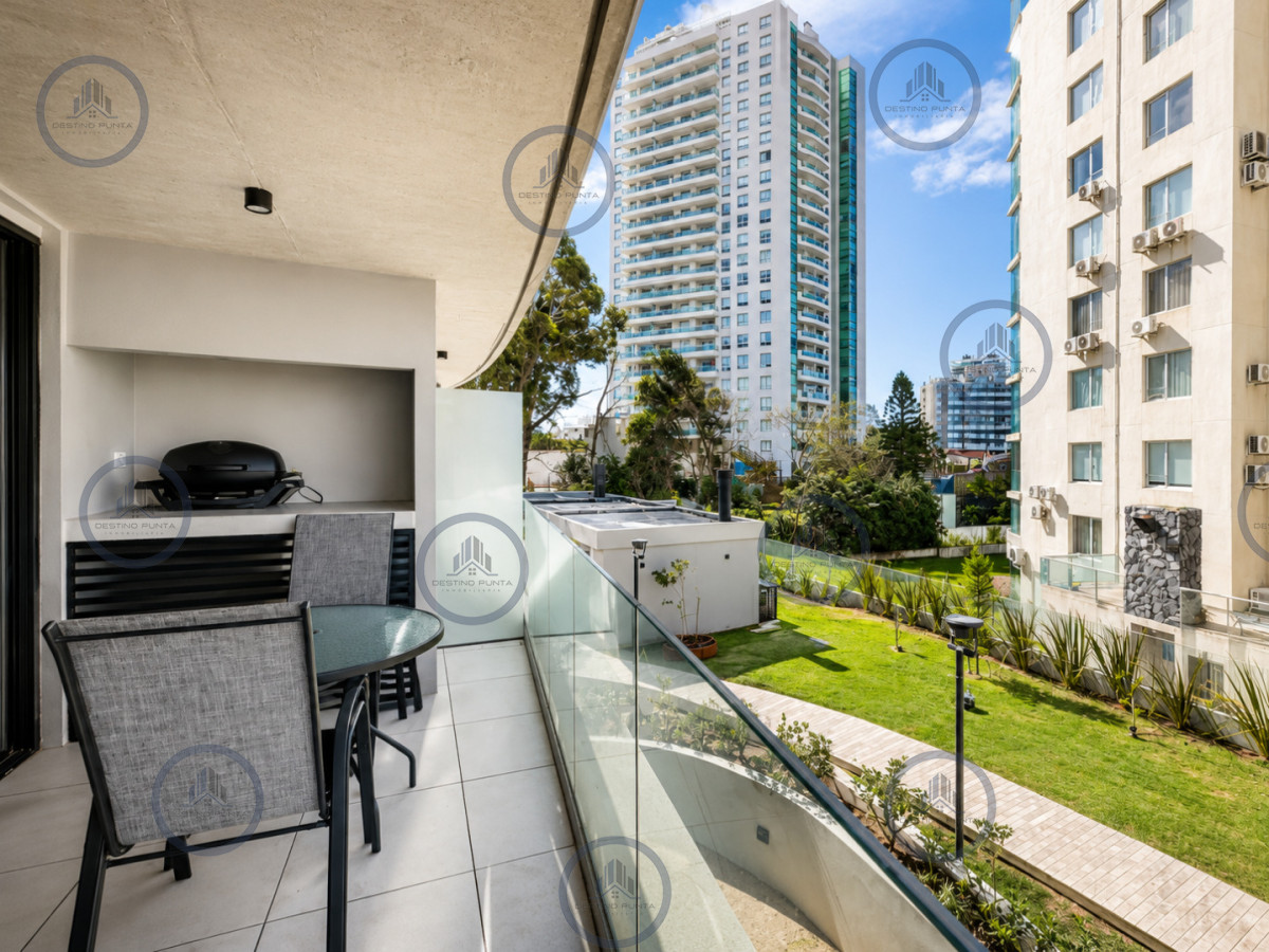 Apartamento ID.3033 - Manglar, Moderno Apartamento en Brava a pasos de la playa, 2 Dormitorios y Parrillero