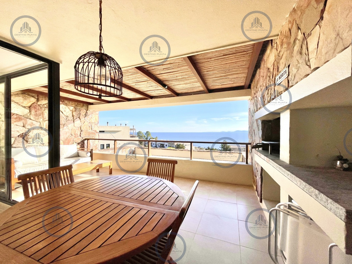 Apartamento ID.1 - Apartamento de 2 Dormitorios con Parrillero y Vista al Mar en Punta Ballena