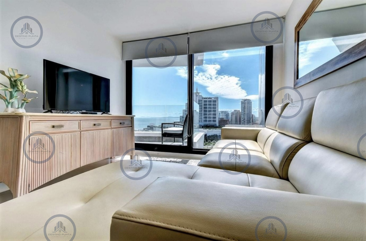 Apartamento ID.1457 - Venta y alquiler temporal de apartamento de dos dormitorios en edificio Art Tower, La Pastora, Punta del Este