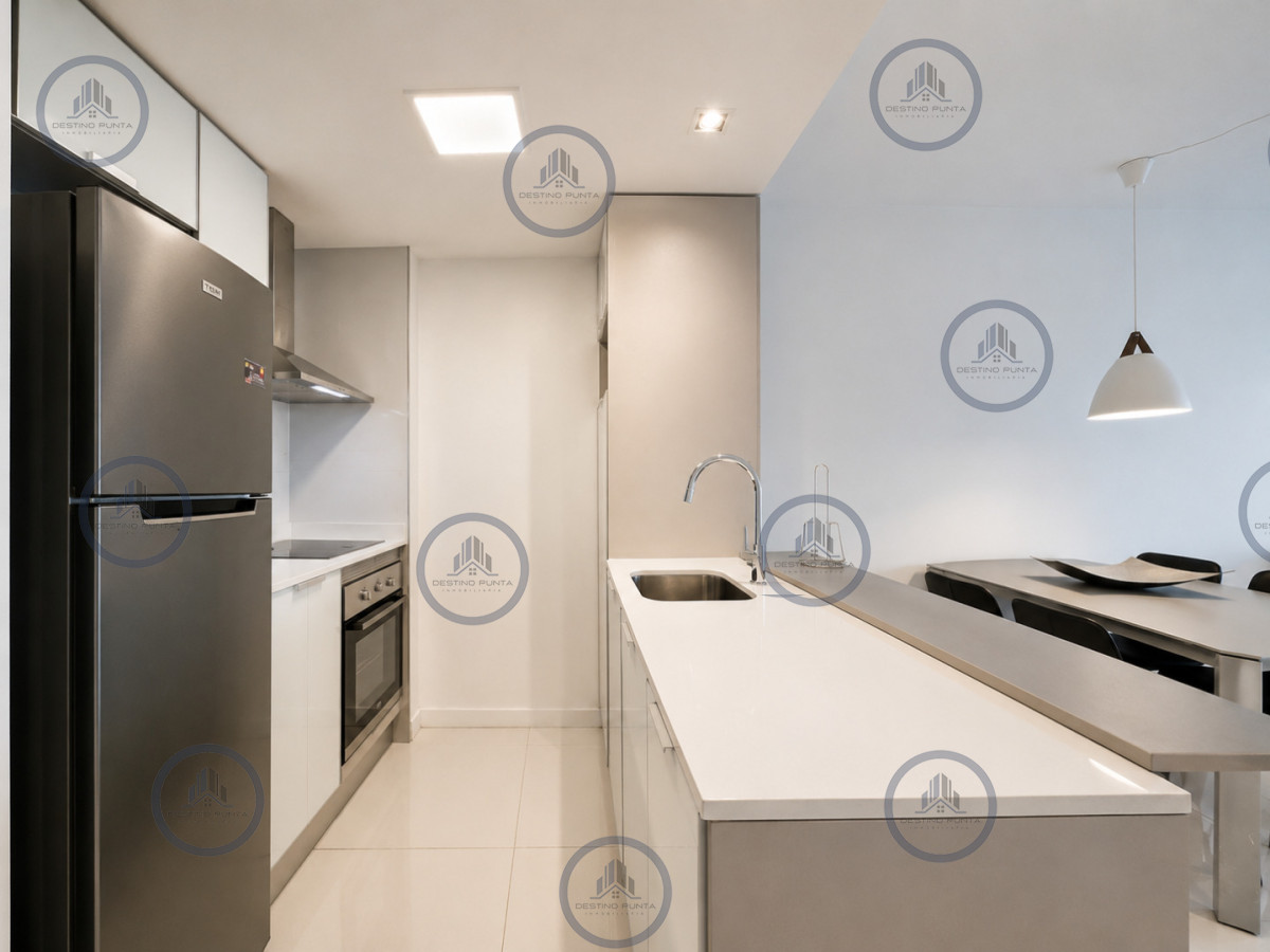 Apartamento ID.729 - Apartamento Moderno de 1 Dormitorio con Vista al Mar en Alquiler Anual, Torre con servicios 