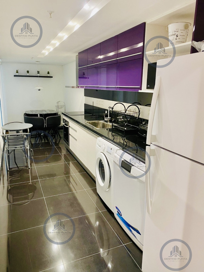 Apartamento ID.2184 - Moderno apartamentro de 2 dormitorios con parrillero de uso exclusivo en alquiler temporario edificio Look Brava
