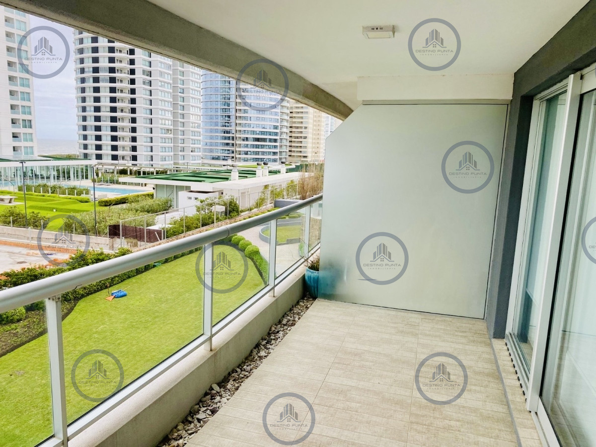 Apartamento ID.2184 - Moderno apartamentro de 2 dormitorios con parrillero de uso exclusivo en alquiler temporario edificio Look Brava