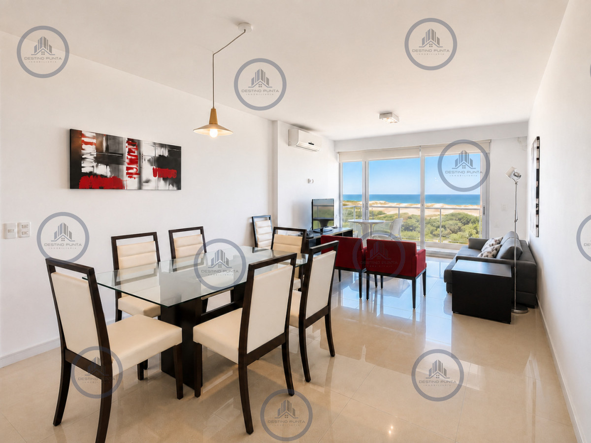 Apartamento ID.3106 - Apartamento de 3 Dormitorios en Primera Línea del Mar, Playa Brava Punta del Este