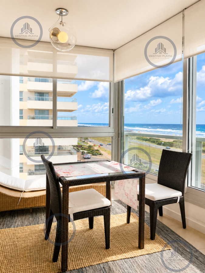 Apartamento ID.48 - Apartamento esquinero de 3 Dormitorios ý Dependencia de servicio, Torre LE PARC, playa Brava. Punta del Este