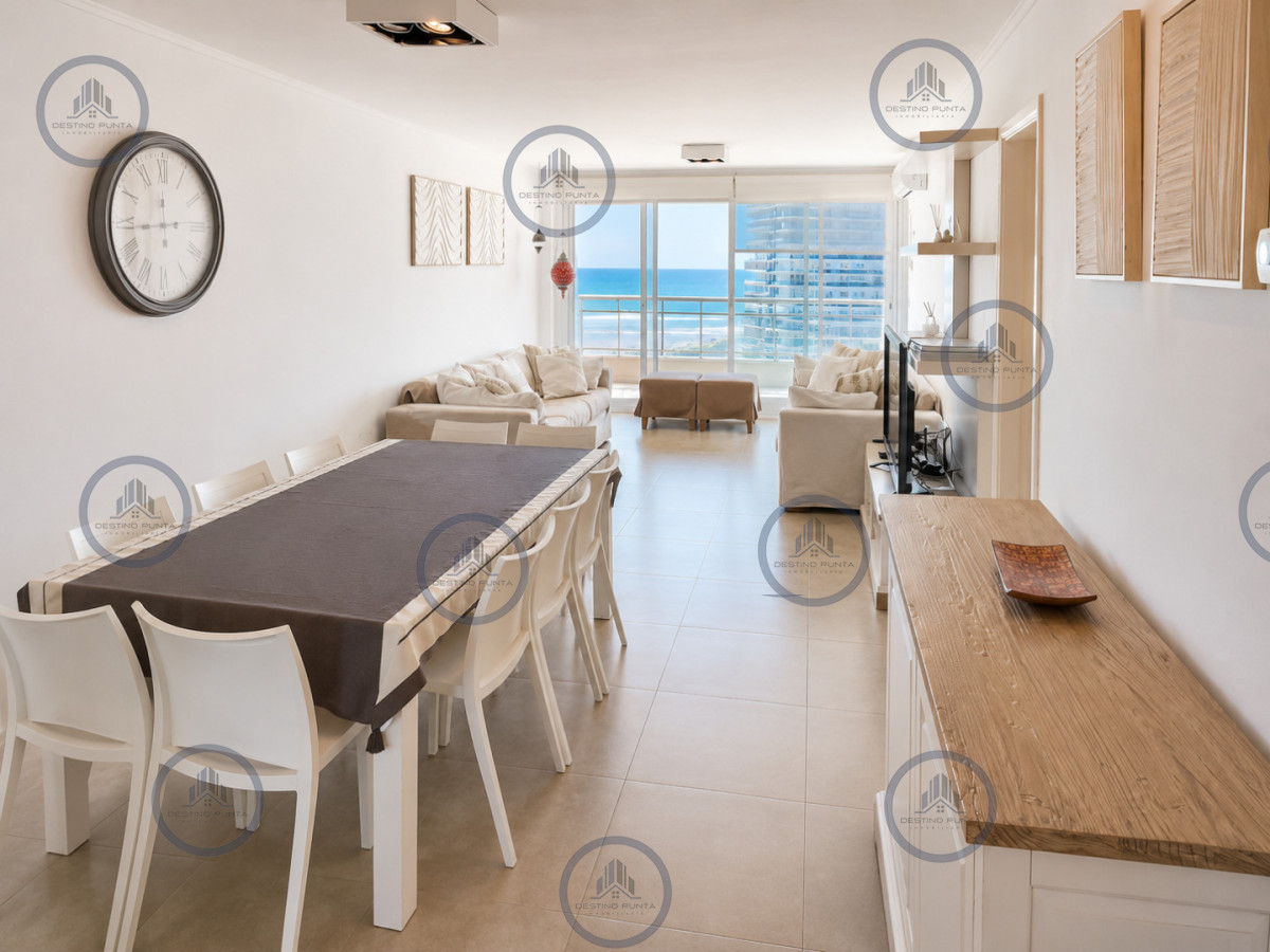 Apartamento ID.3255 - Apartamento de 3 Dormitorios con Vista al Mar, en Playa Brava Punta del Este