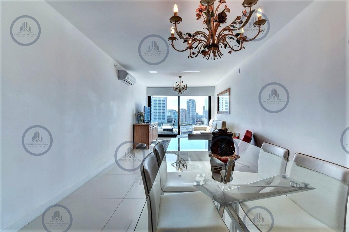Apartamento ID.1457 - Venta y alquiler temporal de apartamento de dos dormitorios en edificio Art Tower, La Pastora, Punta del Este
