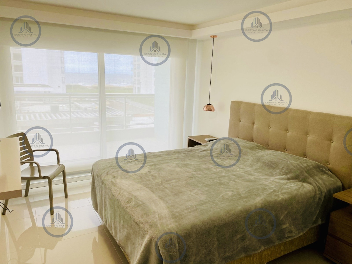 Apartamento ID.2184 - Moderno apartamentro de 2 dormitorios con parrillero de uso exclusivo en alquiler temporario edificio Look Brava