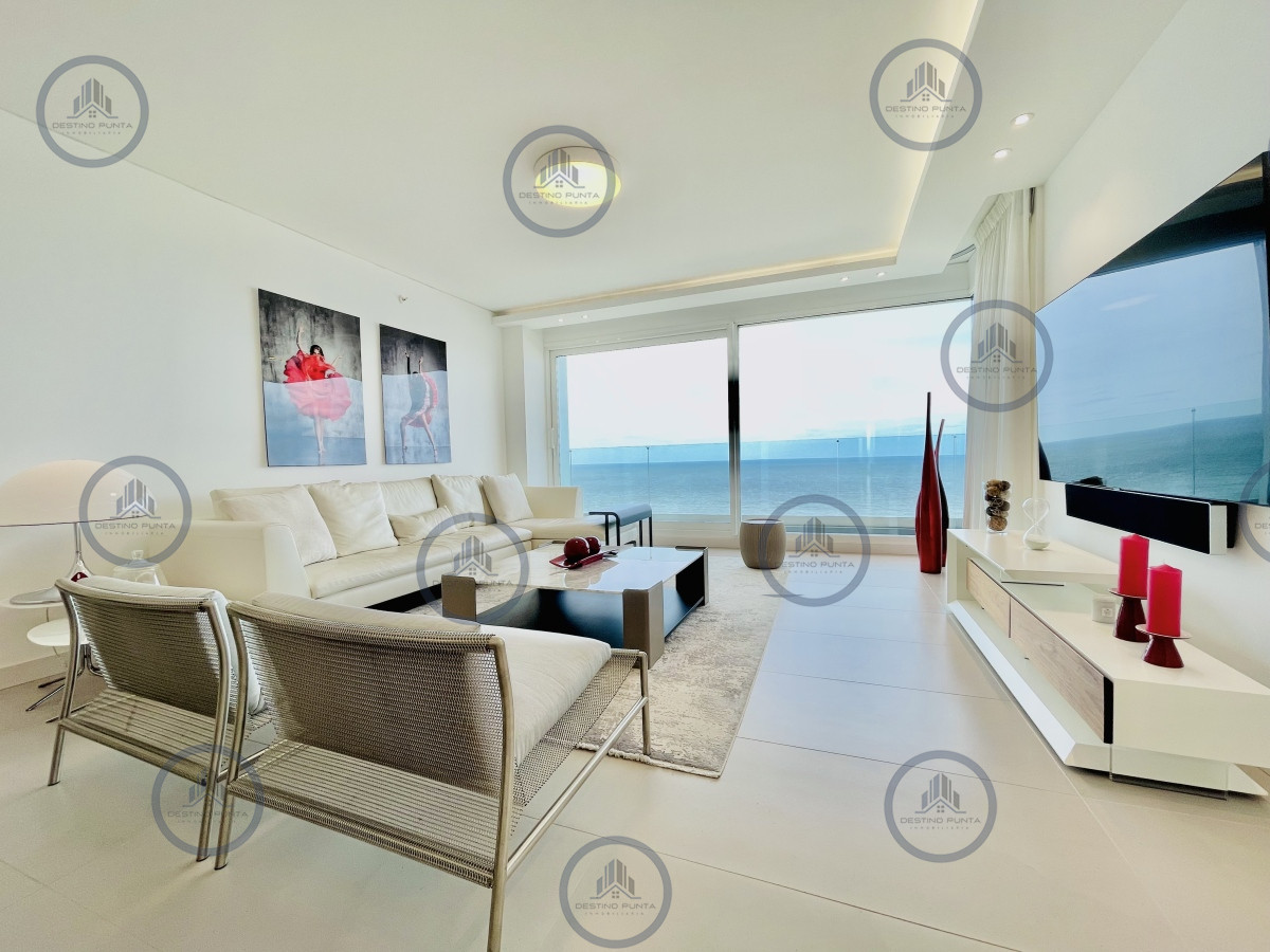 Apartamento ID.1940 - Venta Espectacular Apartamento Frente al Mar, 3 Dormitorios, Le Parc Punta del Este