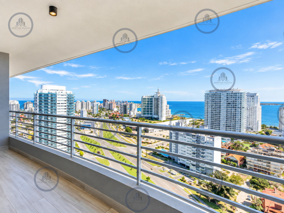 Apartamento ID.3291 - Apartamento de 2 Dormitorios en Suite con Vista al Mar. Playa Mansa, Punta del Este