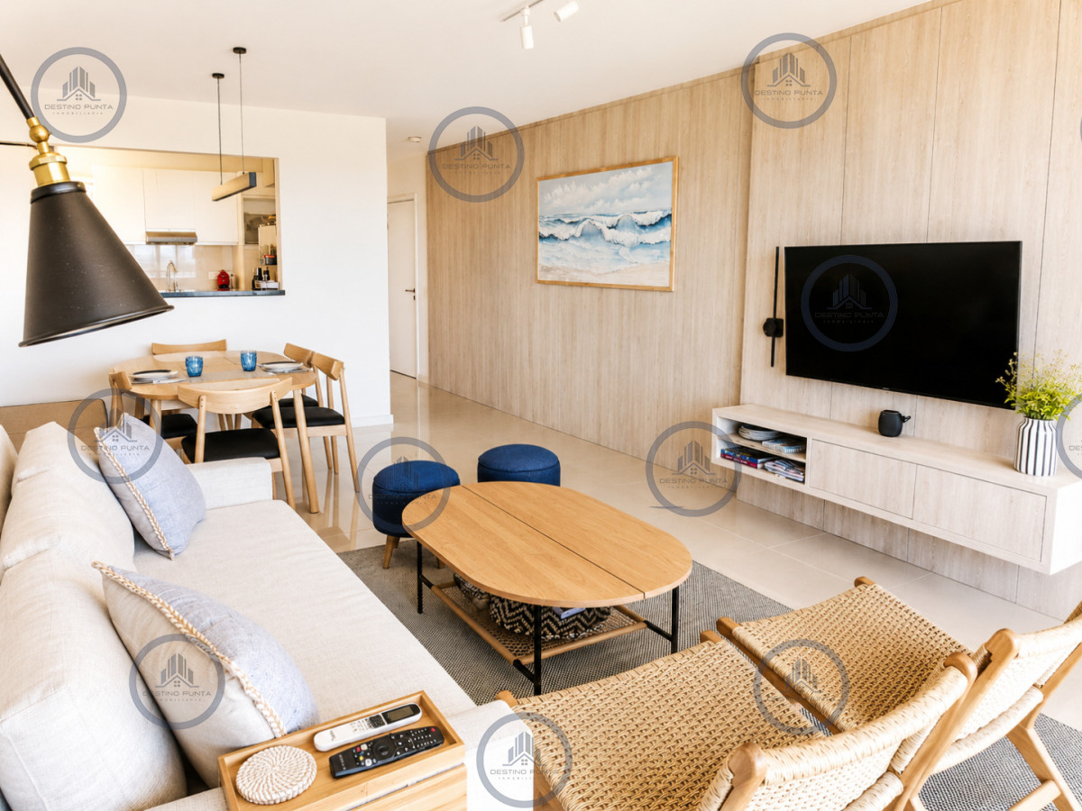 Apartamento ID.3259 - Moderno Apartamento de 3 Dormitorios frente al mar en Playa Brava, Punta del Este