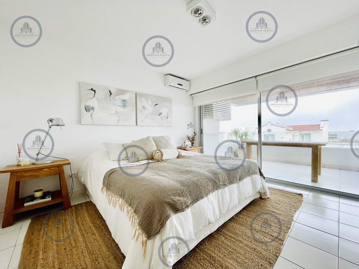 Apartamento ID.196 - Esturión de Montoya, Apartamento Penthouse de 3 Dormitorios y Parrillero en Playa Montoya, La Barra