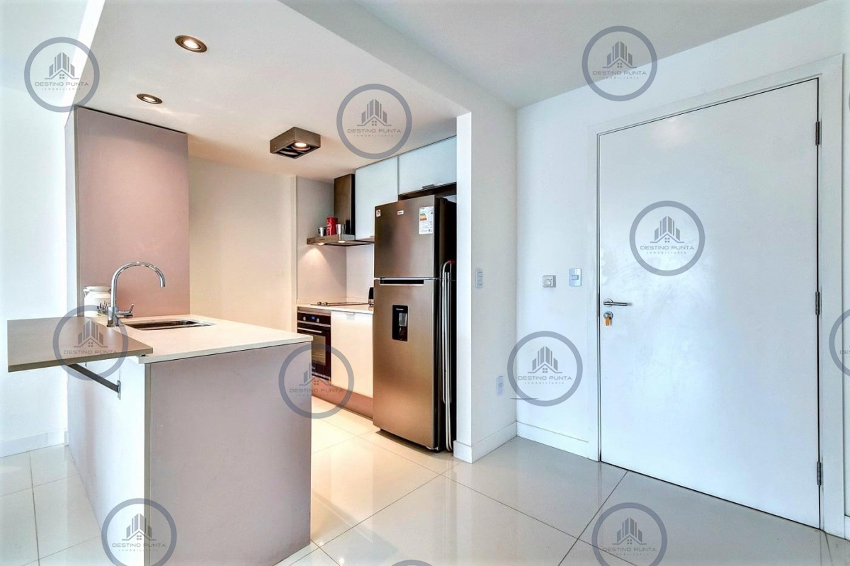 Apartamento ID.1457 - Venta y alquiler temporal de apartamento de dos dormitorios en edificio Art Tower, La Pastora, Punta del Este