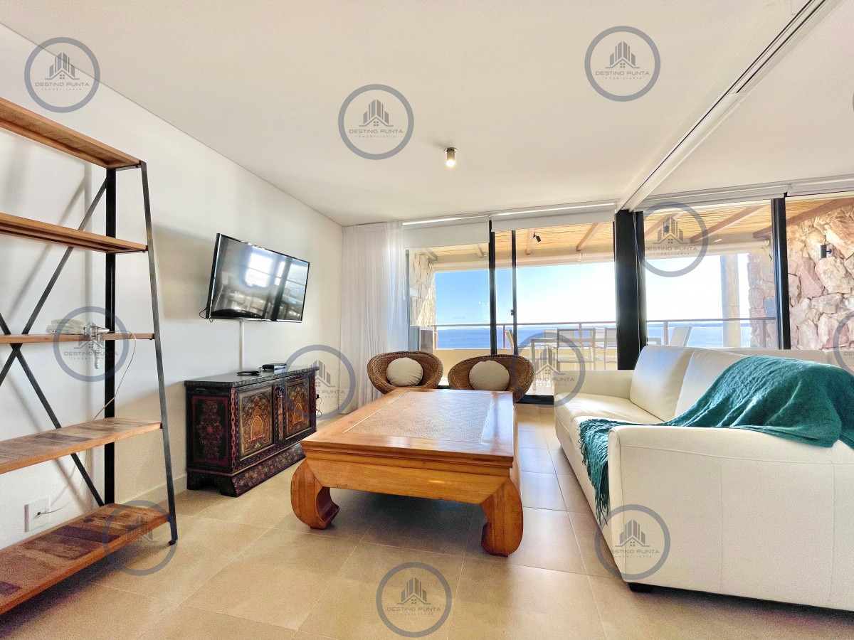 Apartamento ID.6 - Alquiler temporal de Apartamento de Dormitorio y Medio, Parrillero y Vista al Mar Punta Ballena