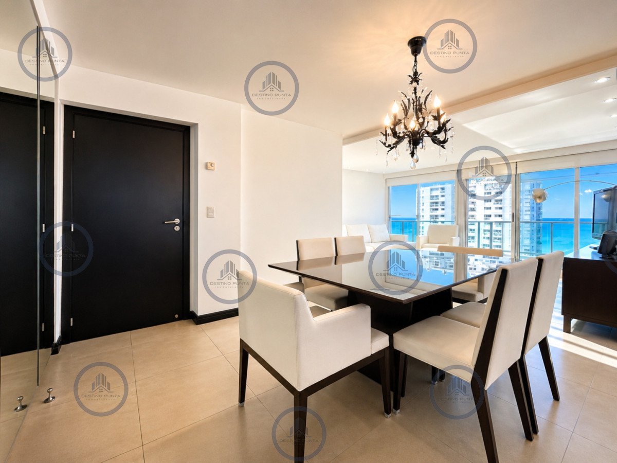 Apartamento ID.3204 - Venta de Excelente Apartamento de 3 Dormitorios con Vista al Mar, Playa Mansa, Punta del Este