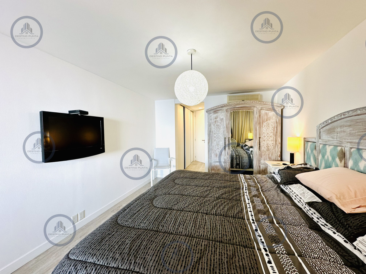 Apartamento ID.108 - Alquiler temporario de apartamento con la mejor ubicación del complejo, unidad de dos dormitorios con parrillero de uso exclusivo, Punta Ballena