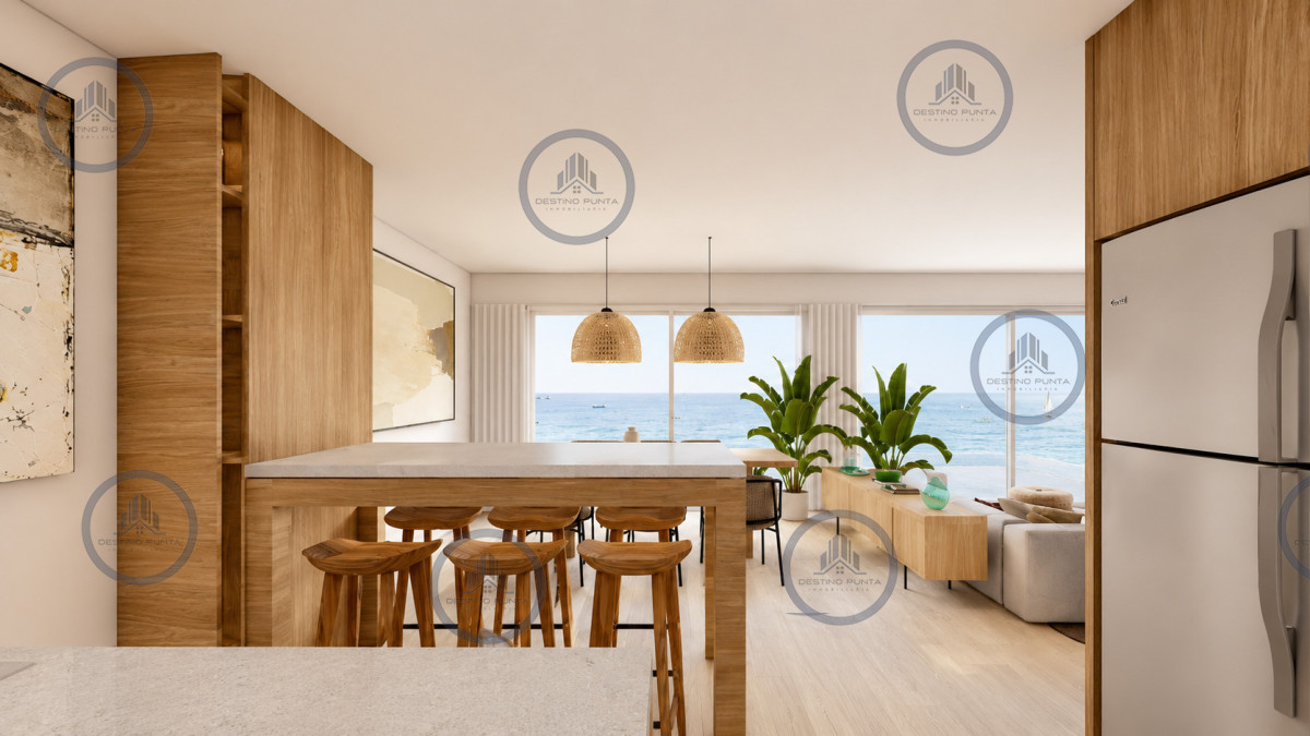 Apartamento ID.2985 - Penthouse de 3 Dormitorios con Barbacoa en Primera Línea del Mar, Playa Brava Punta del Este