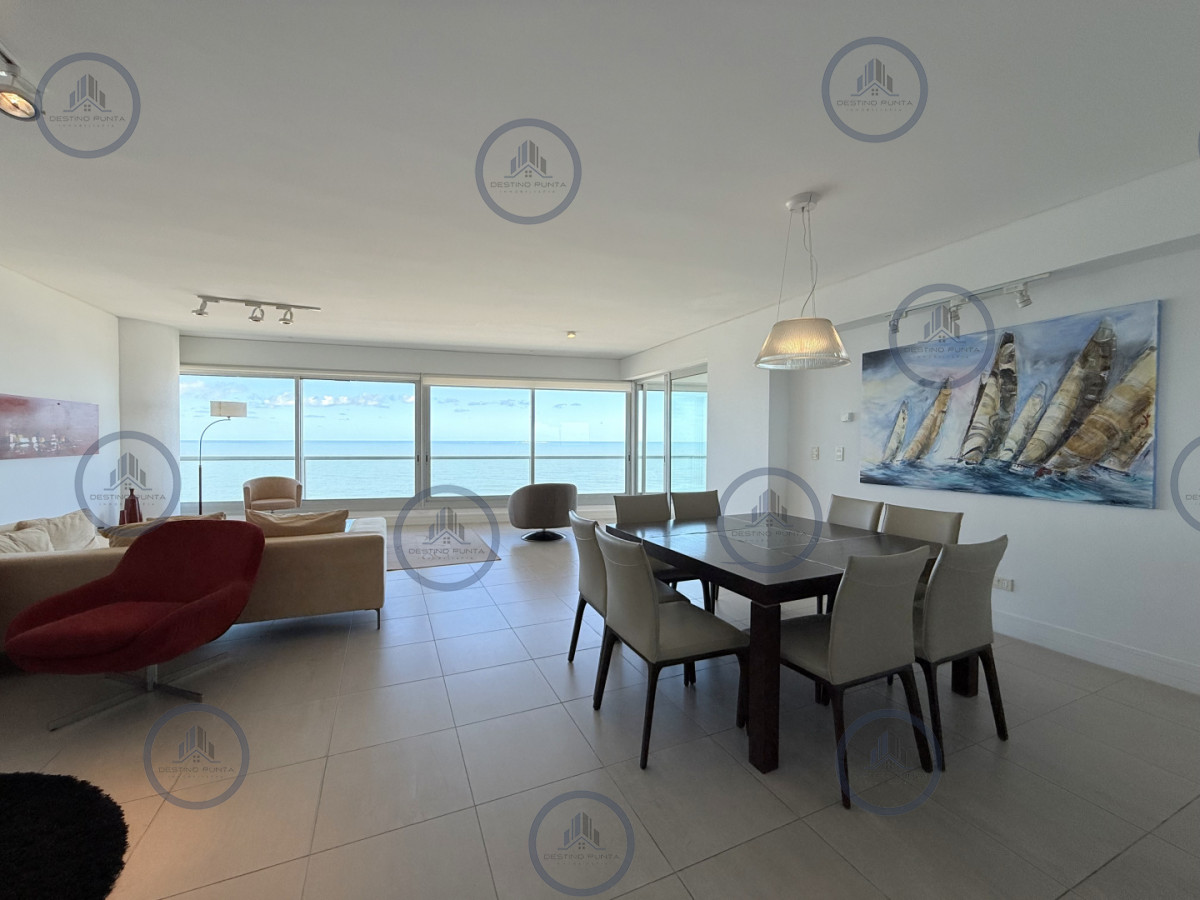 Apartamento ID.219 - Alquiler temporario de apartamento esquinero piso alto en Torre Le Parc, Playa Brava