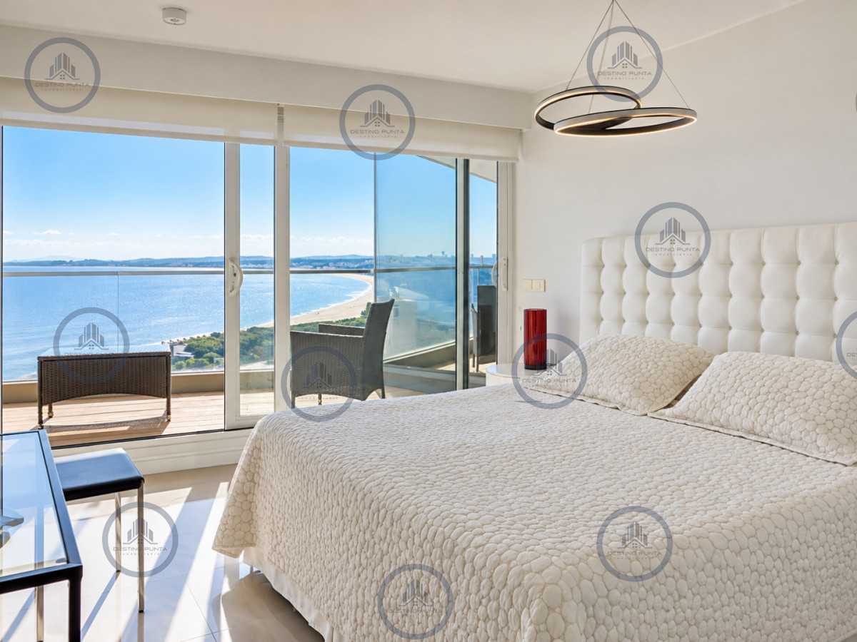 Apartamento ID.3306 - Moderno Apartamento de 3 Dormitorios en suite con Vista al Mar, Playa Mansa, Punta del Este