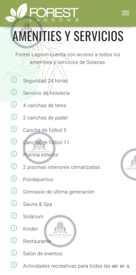 Apartamento ID.3050 - Forest Lagoon en complejo Solanas Green Park apartamento mono ambiente OPORTUNIDAD 