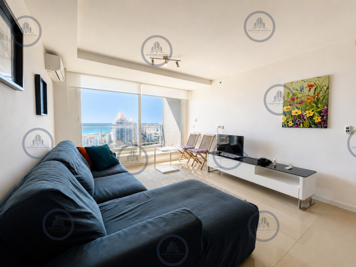 Apartamento ID.1121 - Moderno Apartamento Penthouse con Parrillero en torre One, Playa Brava Punta del Este