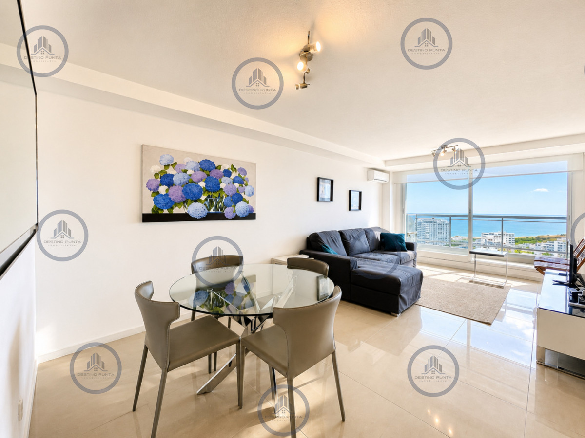 Apartamento ID.1121 - Moderno Apartamento Penthouse con Parrillero en torre One, Playa Brava Punta del Este