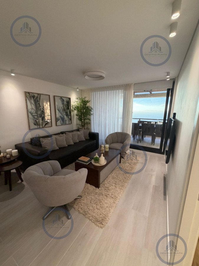 Apartamento ID.1143 - Alquiler temporario de apartamento de dos dormitorios con dos baños en suite, punta ballena 