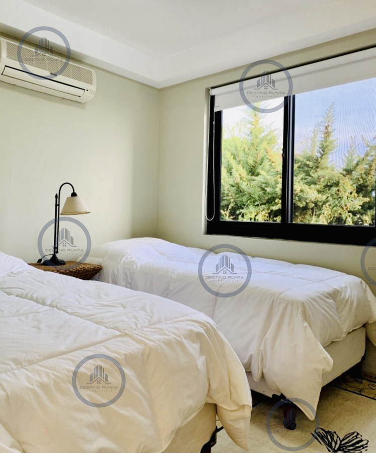 Apartamento ID.125 - Alquiler temporario de apartamento de dos dormitorios con parrillero, Punta Ballena