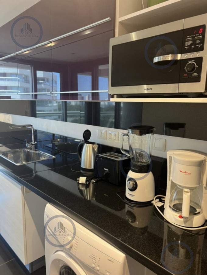 Apartamento ID.134 - Apartamento en venta y alquiler de 1 dormitorio con parrillero en Playa Brava, torre moderna