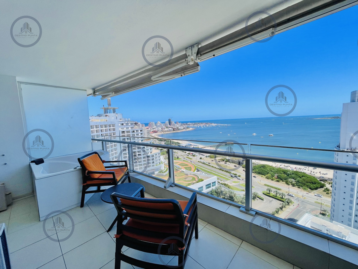Apartamento ID.216 - Excelente Apartamento de 2 Dormitorios con Vista al Mar, Playa Mansa