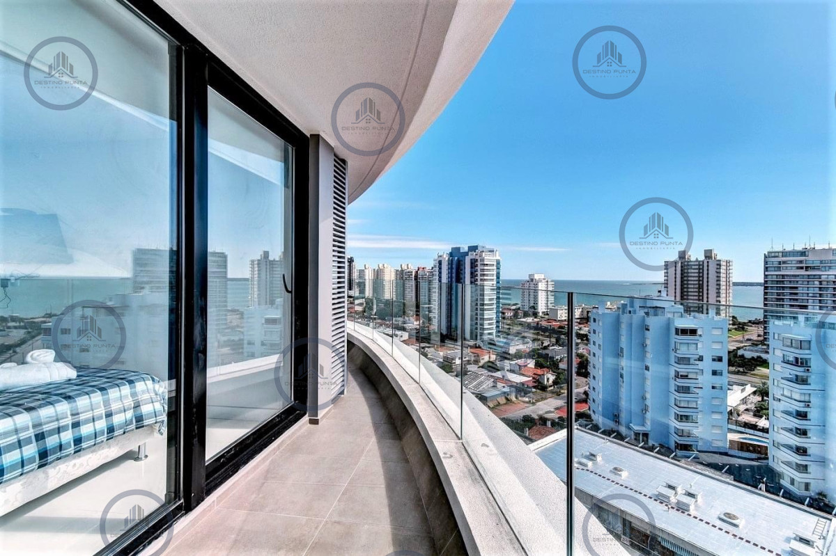 Apartamento ID.1457 - Venta y alquiler temporal de apartamento de dos dormitorios en edificio Art Tower, La Pastora, Punta del Este
