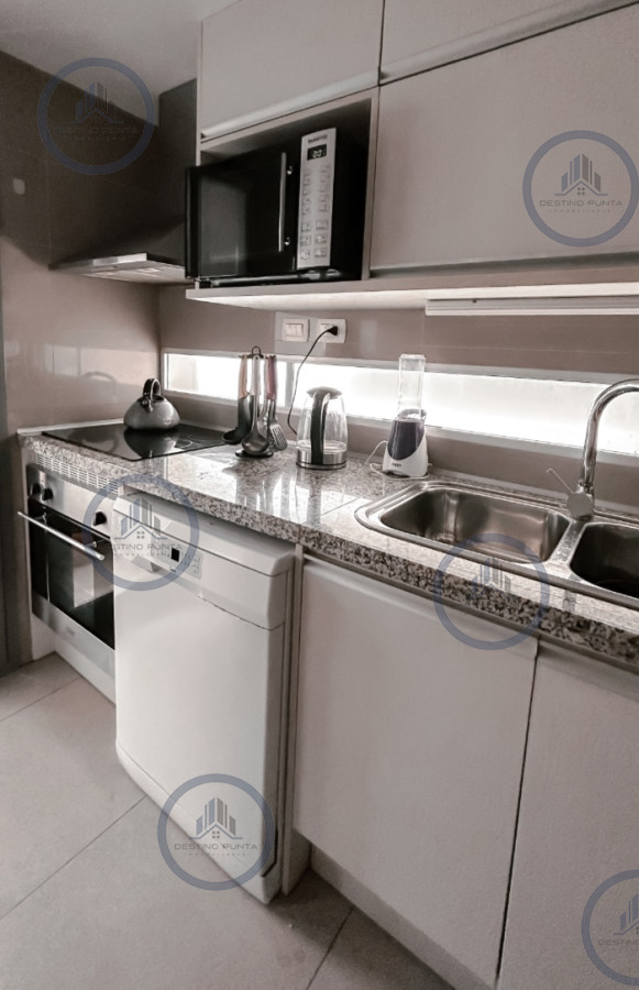 Apartamento ID.2314 - Apartamento de 2 dormitorios con 2 baños en alquiler por temporada torre moderna de Punta del este 