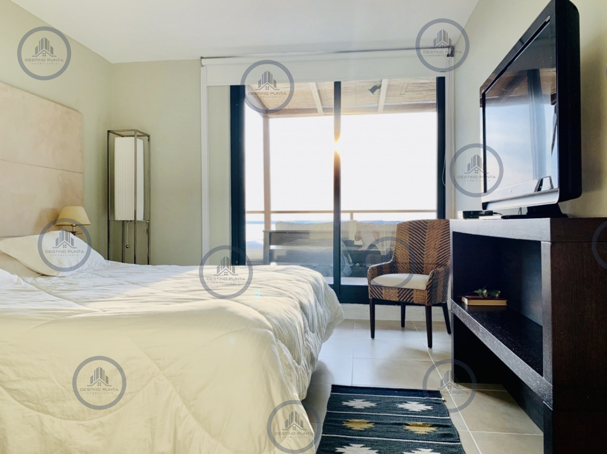 Apartamento ID.125 - Alquiler temporario de apartamento de dos dormitorios con parrillero, Punta Ballena