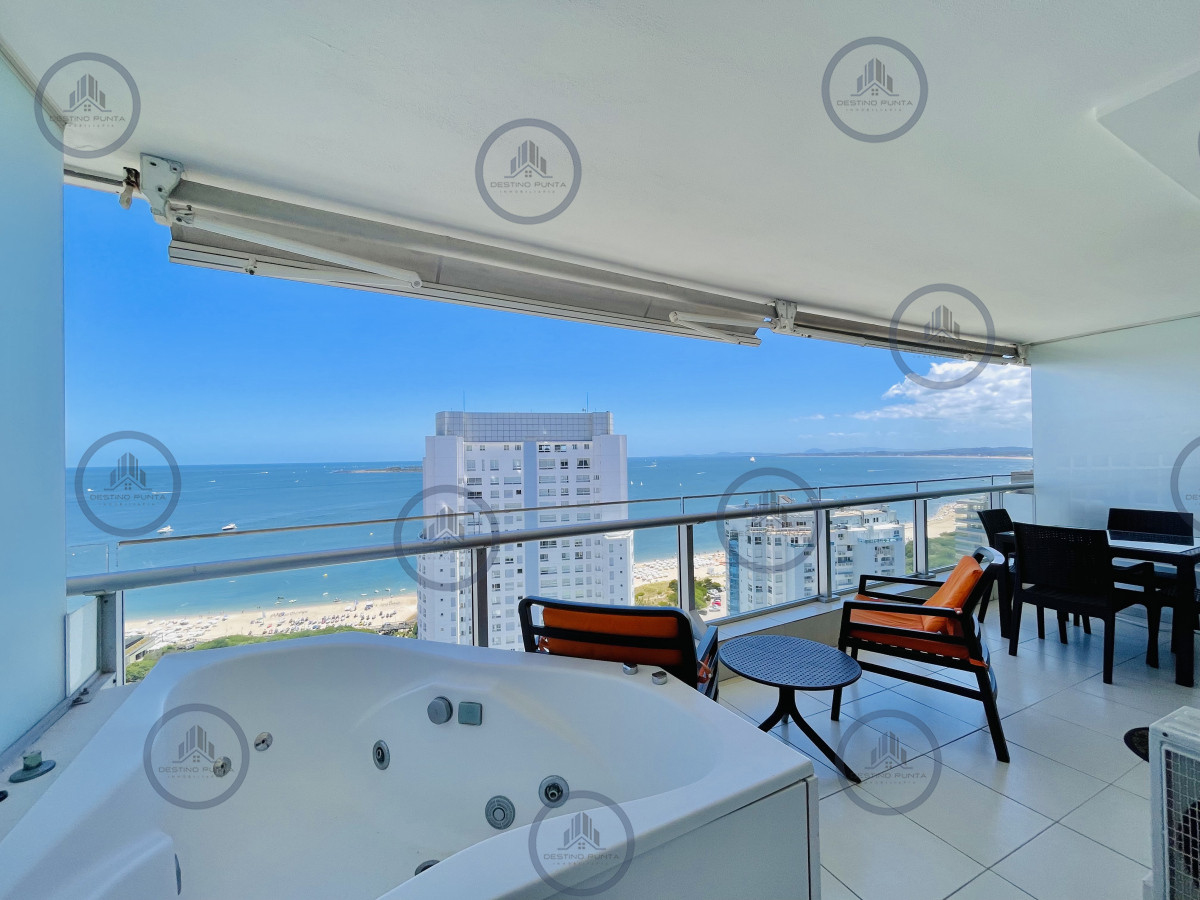 Apartamento ID.216 - Excelente Apartamento de 2 Dormitorios con Vista al Mar, Playa Mansa