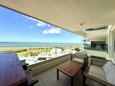 Alquiler temporal de apartamento de 2 dormitorios sobre la Playa con vista al Mar y a la Laguna