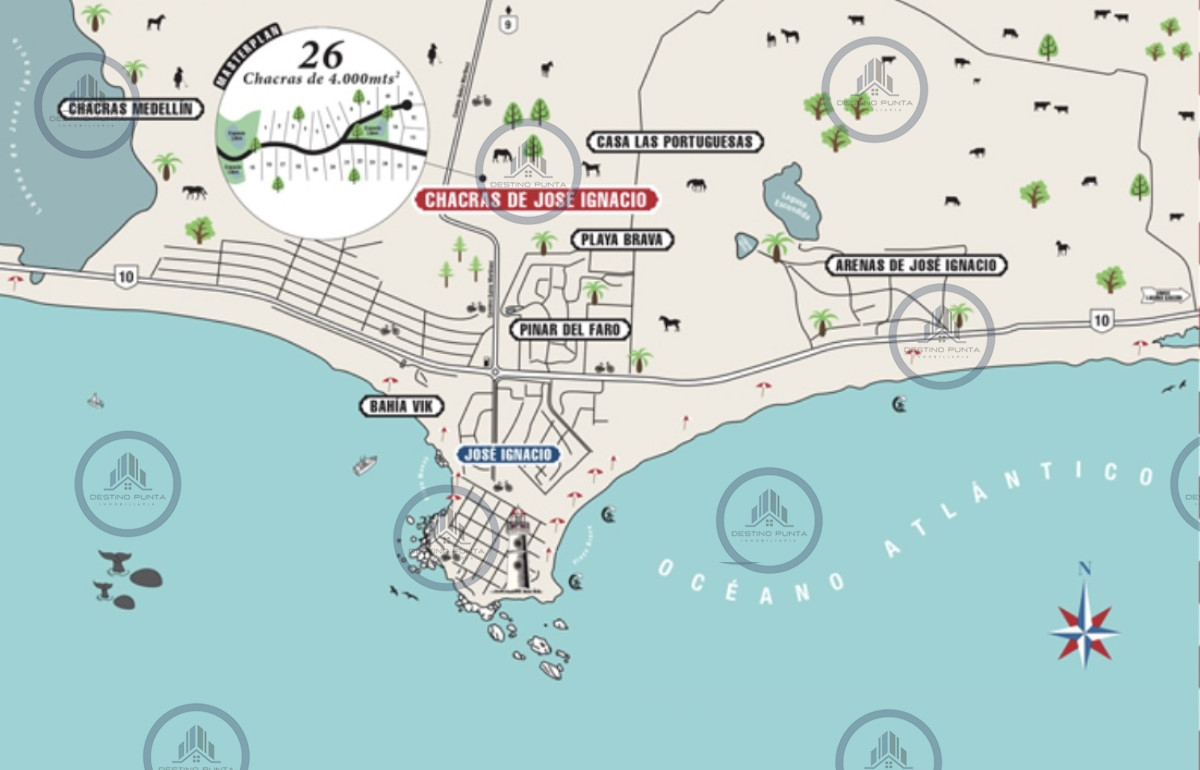 Terreno ID.2015 - Venta de exclusivo lote de 4000 M2 en Chacras de José Ignacio, José Ignacio