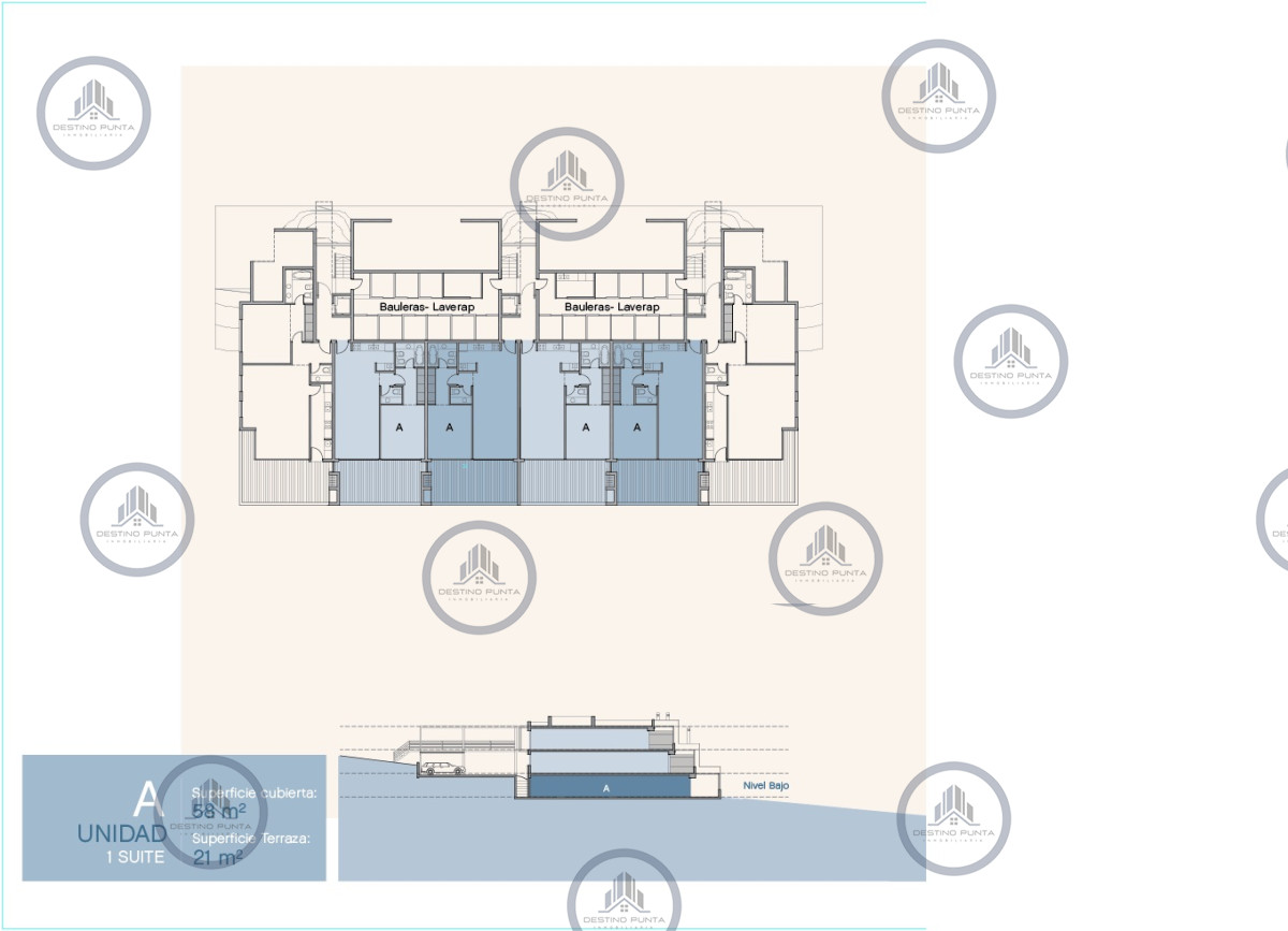 Apartamento ID.1192 - Venta y alquiler de apartamento de dos dormitorios con parrillero de uso exclusivo en Punta Ballena