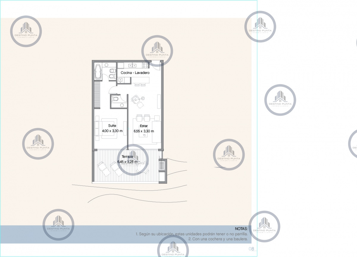 Apartamento ID.1192 - Venta y alquiler de apartamento de dos dormitorios con parrillero de uso exclusivo en Punta Ballena