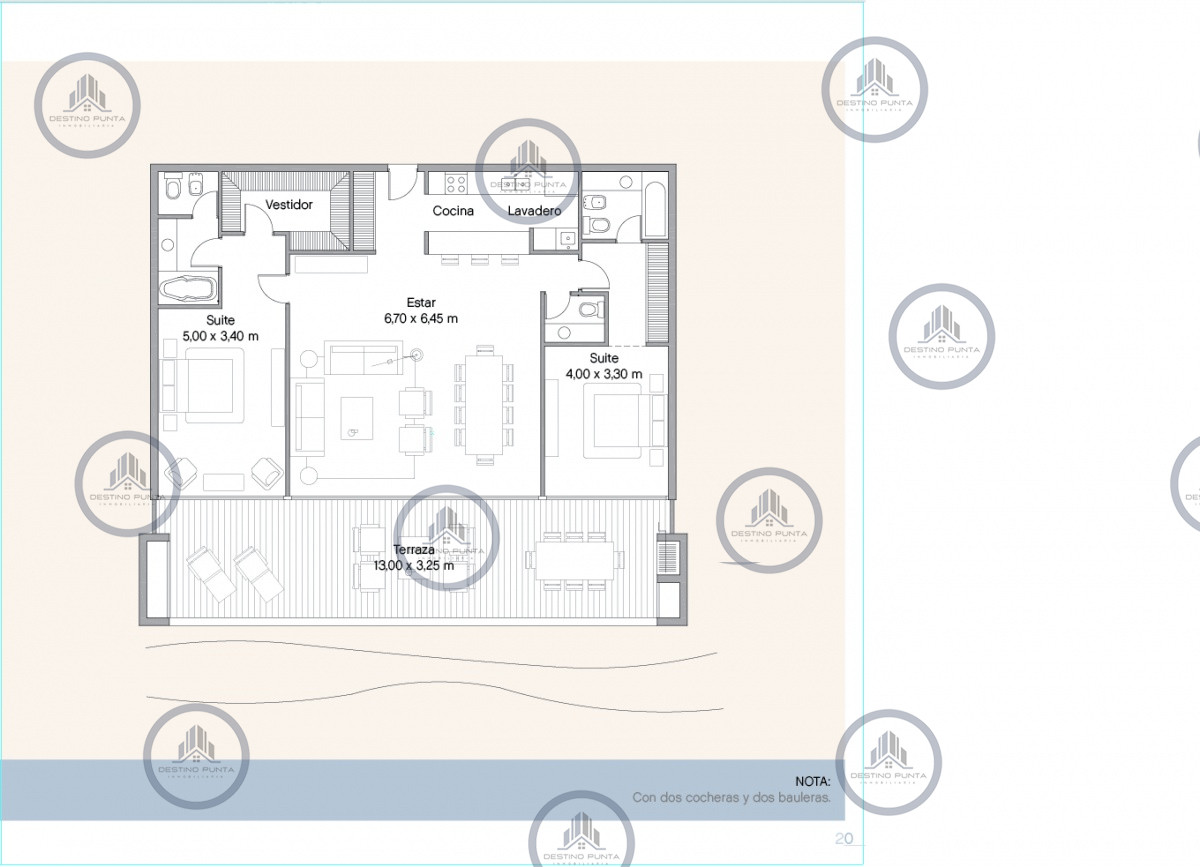 Apartamento ID.1192 - Venta y alquiler de apartamento de dos dormitorios con parrillero de uso exclusivo en Punta Ballena