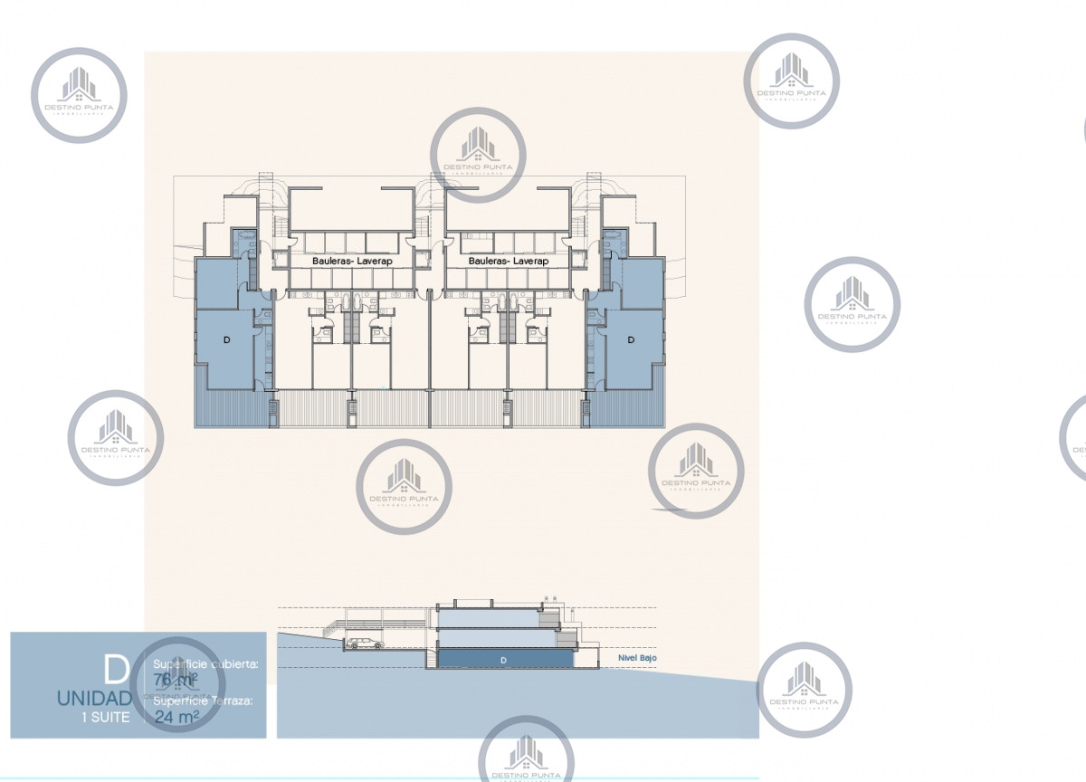 Apartamento ID.1192 - Venta y alquiler de apartamento de dos dormitorios con parrillero de uso exclusivo en Punta Ballena