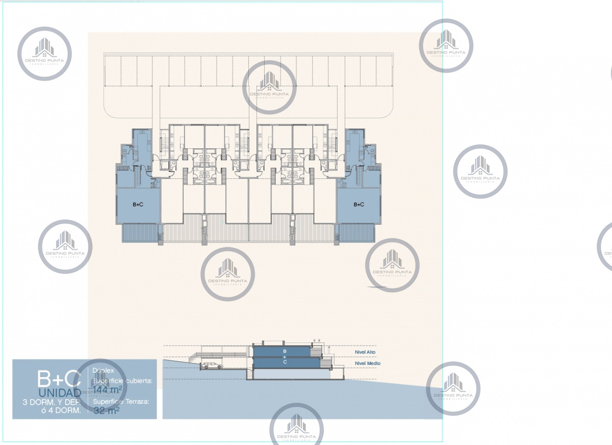 Apartamento ID.1192 - Venta y alquiler de apartamento de dos dormitorios con parrillero de uso exclusivo en Punta Ballena