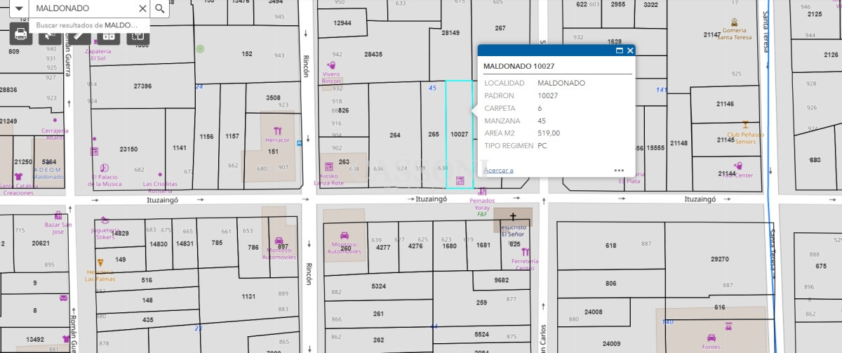 Terreno ID.3139 - Terreno 519m apto para PB + 4P ley VIS 