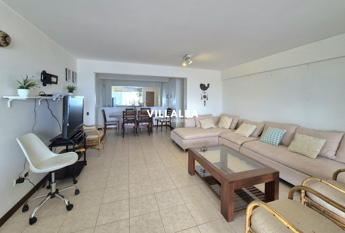 Apartamento ID.3627 - Apartamento piso alto 3 dormitorios terraza garage con vista al mar Península Punta del Este