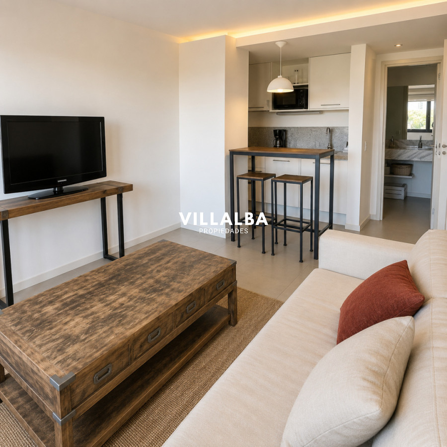 Apartamento ID.4507 - Apartamento de 1 Dormitorio con Terraza y Cochera en Torre Tamaro