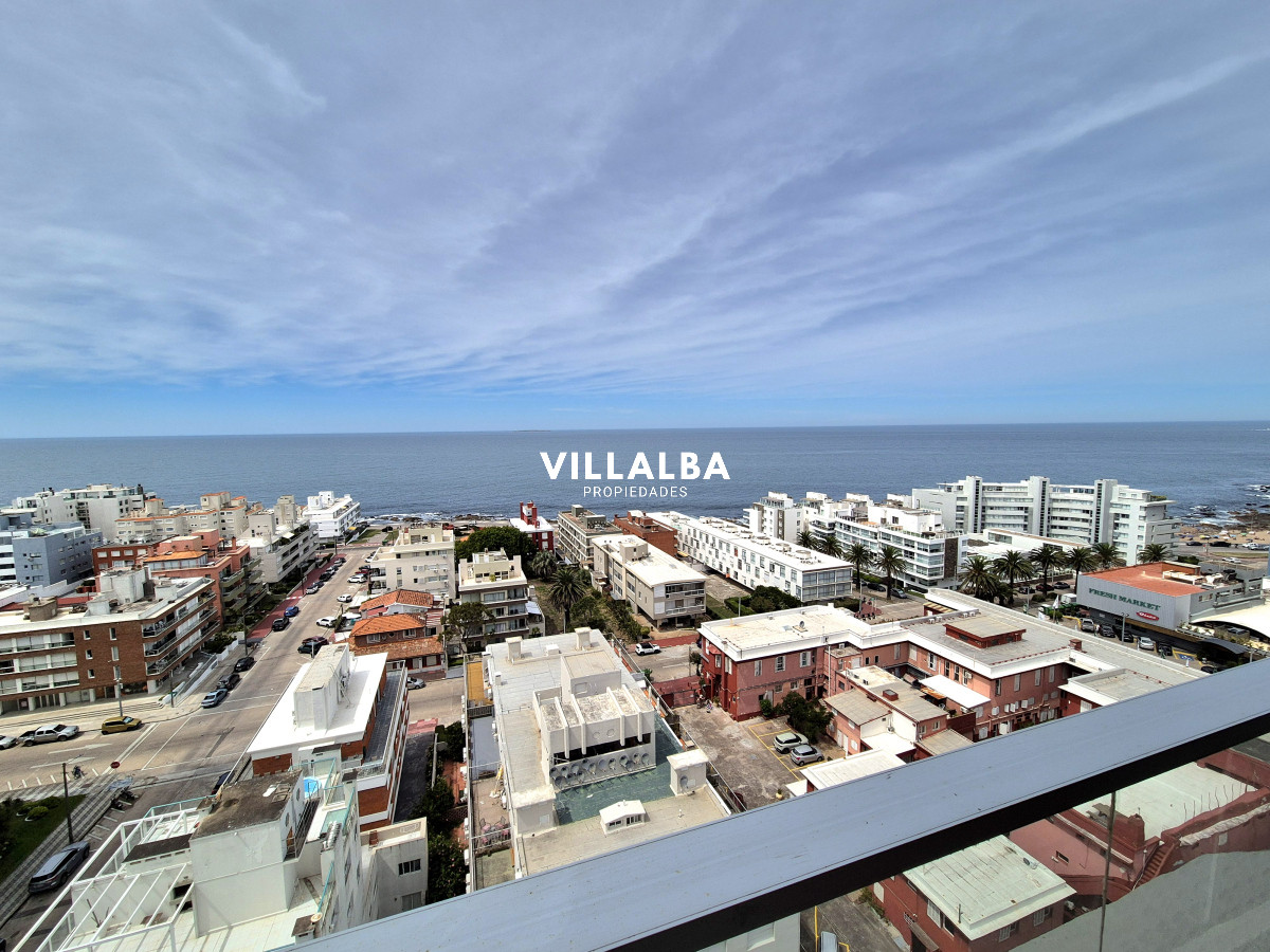 Apartamento ID.3627 - Apartamento piso alto 3 dormitorios terraza garage con vista al mar Península Punta del Este