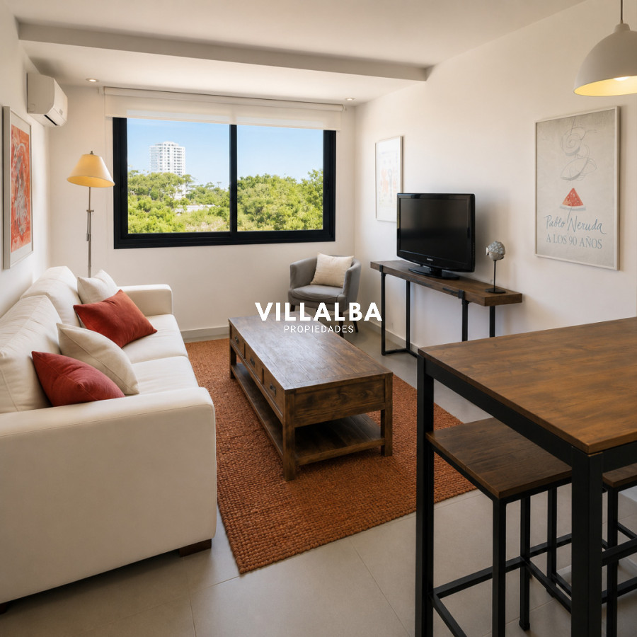 Apartamento ID.4507 - Apartamento de 1 Dormitorio con Terraza y Cochera en Torre Tamaro