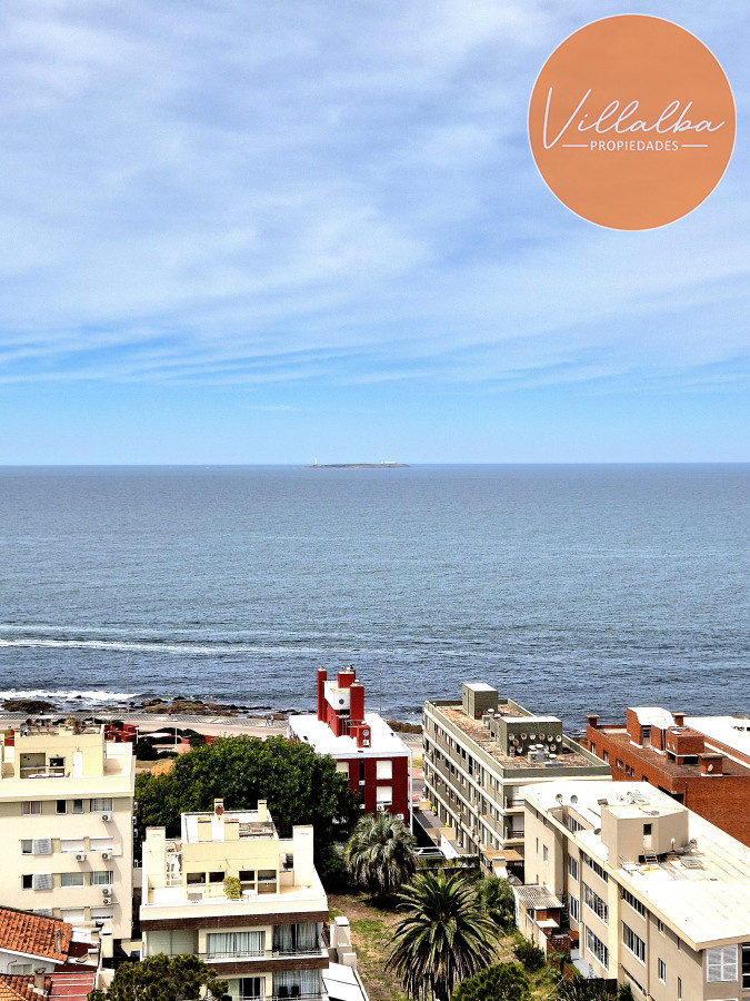 Apartamento ID.3627 - Apartamento piso alto 3 dormitorios terraza garage con vista al mar Península Punta del Este